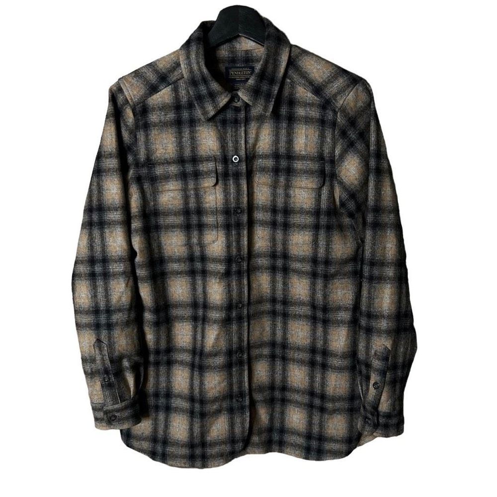 Pendleton Wool Flannel Button Down Shirt Mens Small